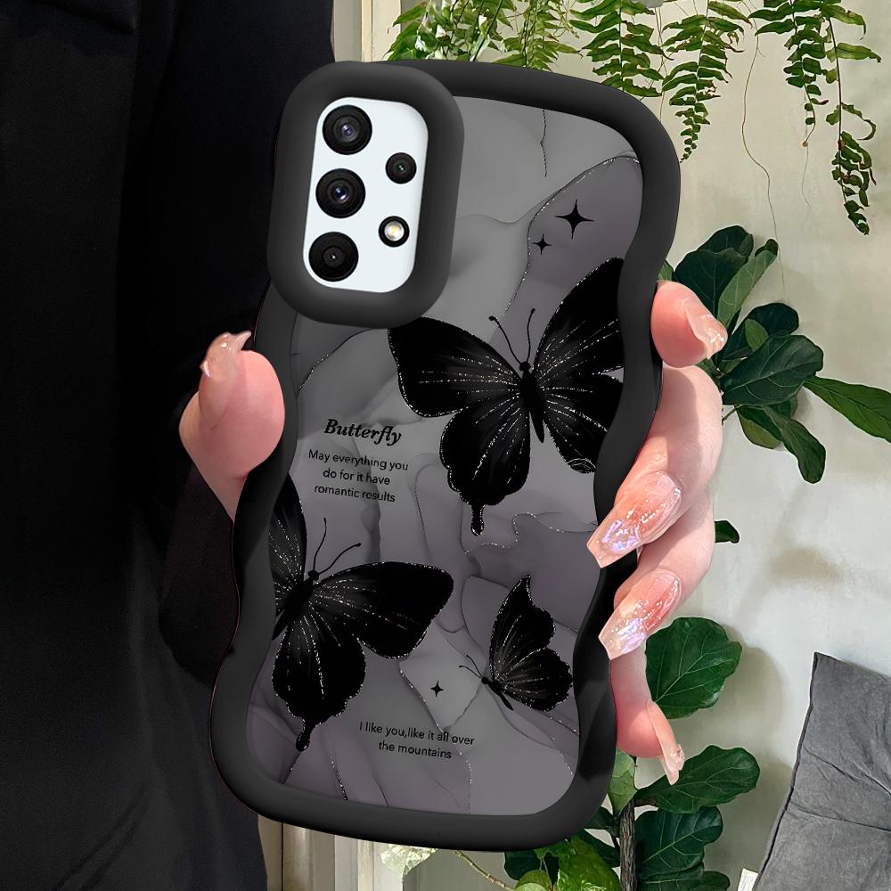 Окрашенный узор Big Wave Edge Мягкий силиконовый материал Macaron чехол для телефона противоударный защитный резиновый чехол для Samsung Xiaomi Poco Redmi