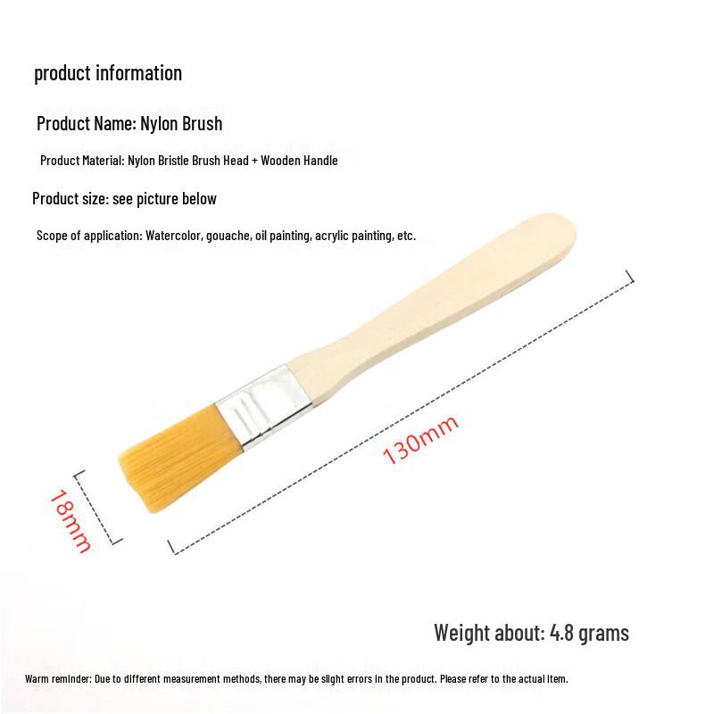 JIMJDO JM-MS014 Soft Bristle Brush (10-Pack)