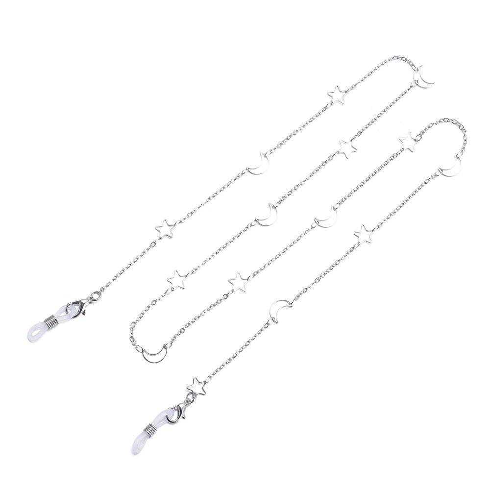 Cord Holder Anti-lost Star Moon Punk Jewelry Sunglasses Chain Mask Lanyards Alloy Eyeglasses Chains