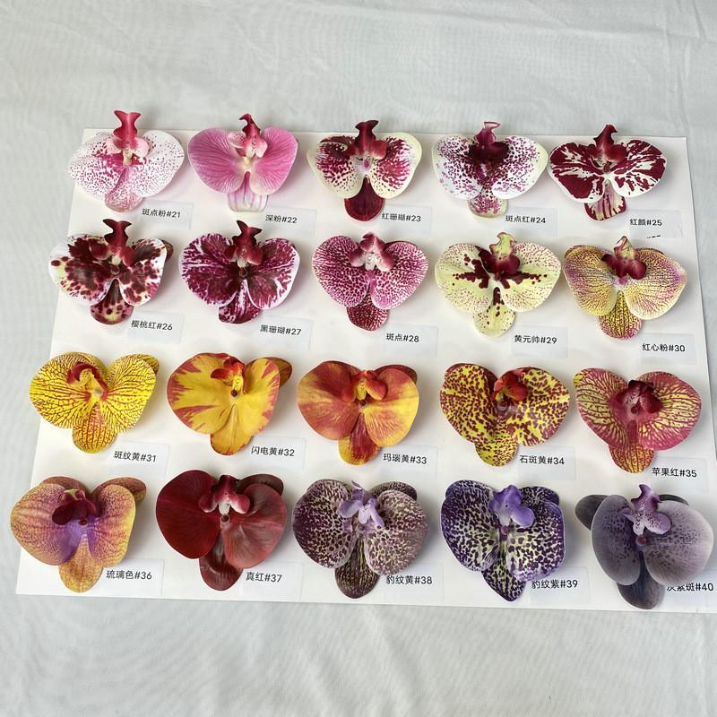 Phalaenopsis French 3d Artificial Flowers For Wedding Decor Home Display Hotel