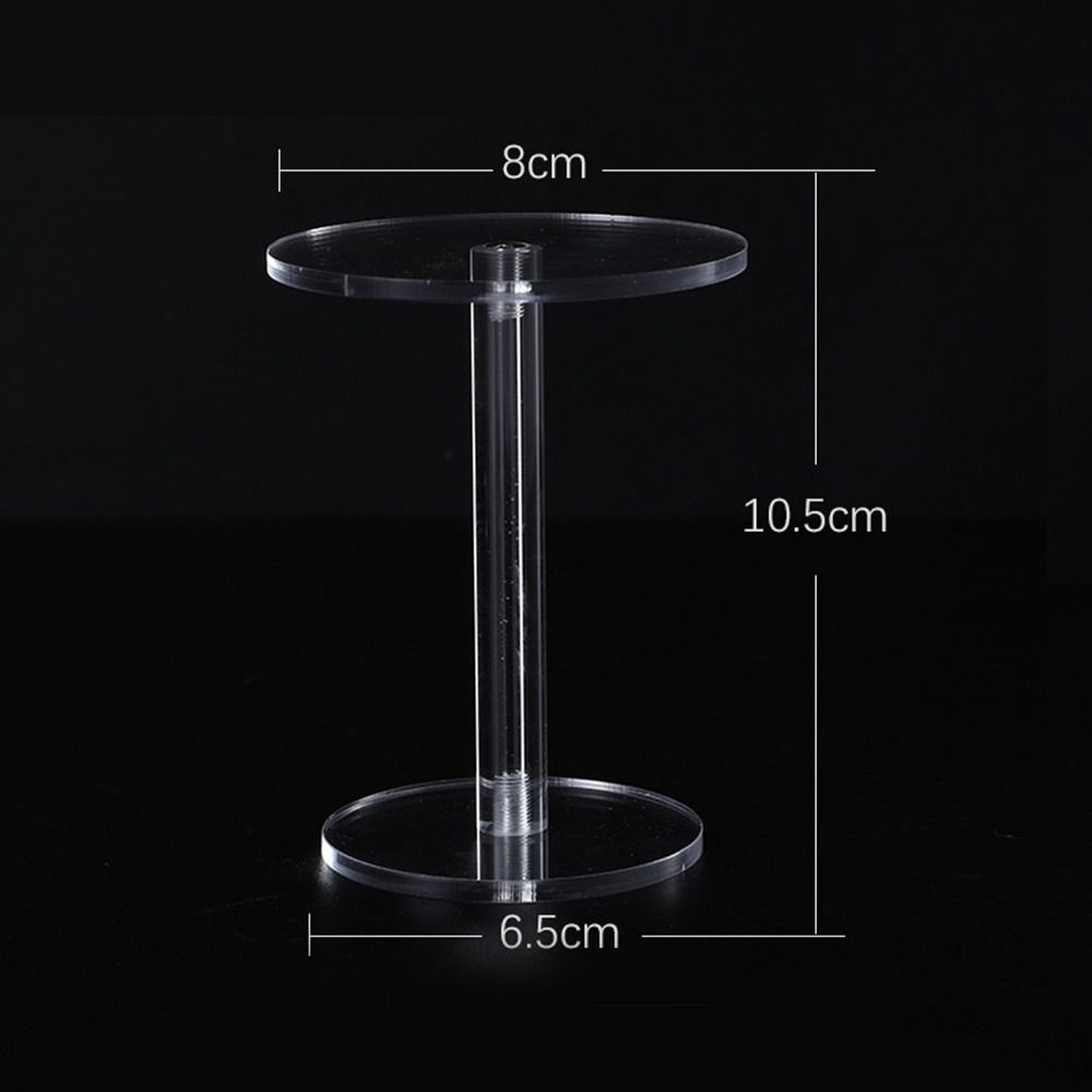 Acrylic Bracelet Organizer Round Watch Ornament Display Base Wedding Ring Display Case Tray Shelf