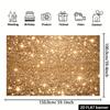 2D flat banner background for celebration party with golden glittering star theme various-sized flashing bright spots