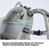 CAMEL Outdoor Professional Hiking Backpack, Large Capacity Travel Tourism Backpack, for Hiking And Climbing, Light Green