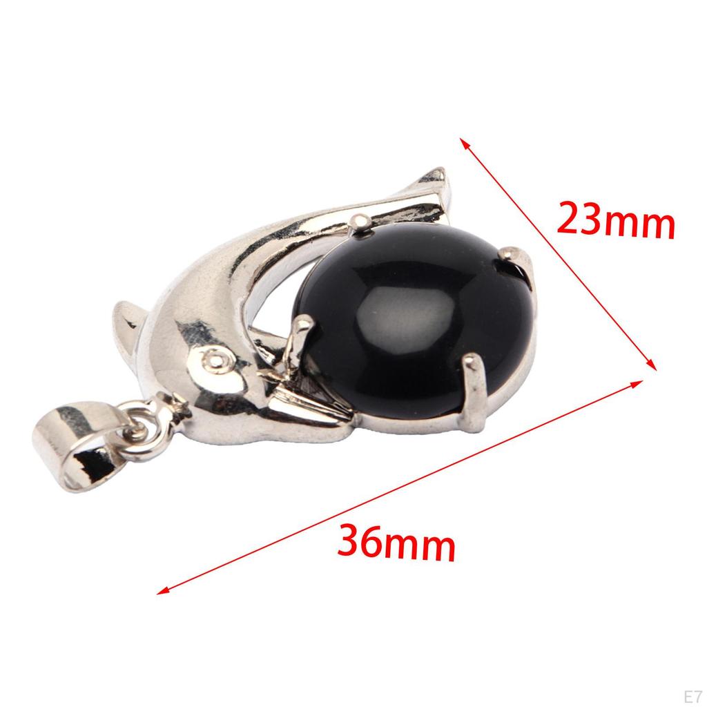 Dolphin Necklace Pendant Durable Keychain DIY Decoration Costume Jewelry Gifts for Party Valentine's