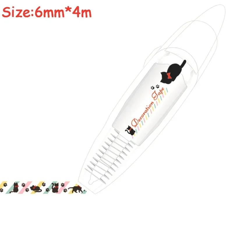 Kawaii корректирующий пояс Kawaii аксессуары для девочек, декоративные наклейки для рук, маркерная ручка, школьные канцелярские принадлежности, офисные принадлежности