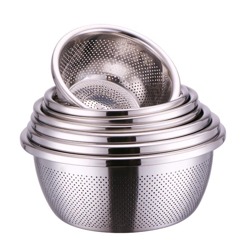 Abay 304 Stainless Steel Thickened Rice Washing Strainer