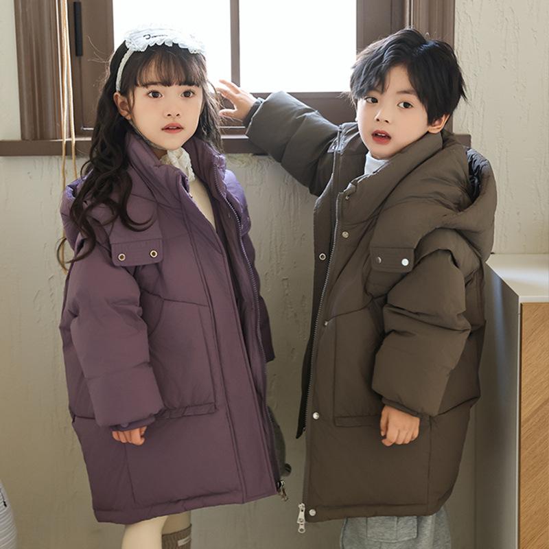 Winter Coats for Girls and Boys: Long, Thick, and Warm Down Jackets for Children.