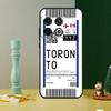 London New York Miami Flight Ticket Phone Case For OnePlus 13 12 11 9 10 Pro 13R 12R 8T 9RT 10T 10R Nord 4 CE 2 3 Lite N20 N30