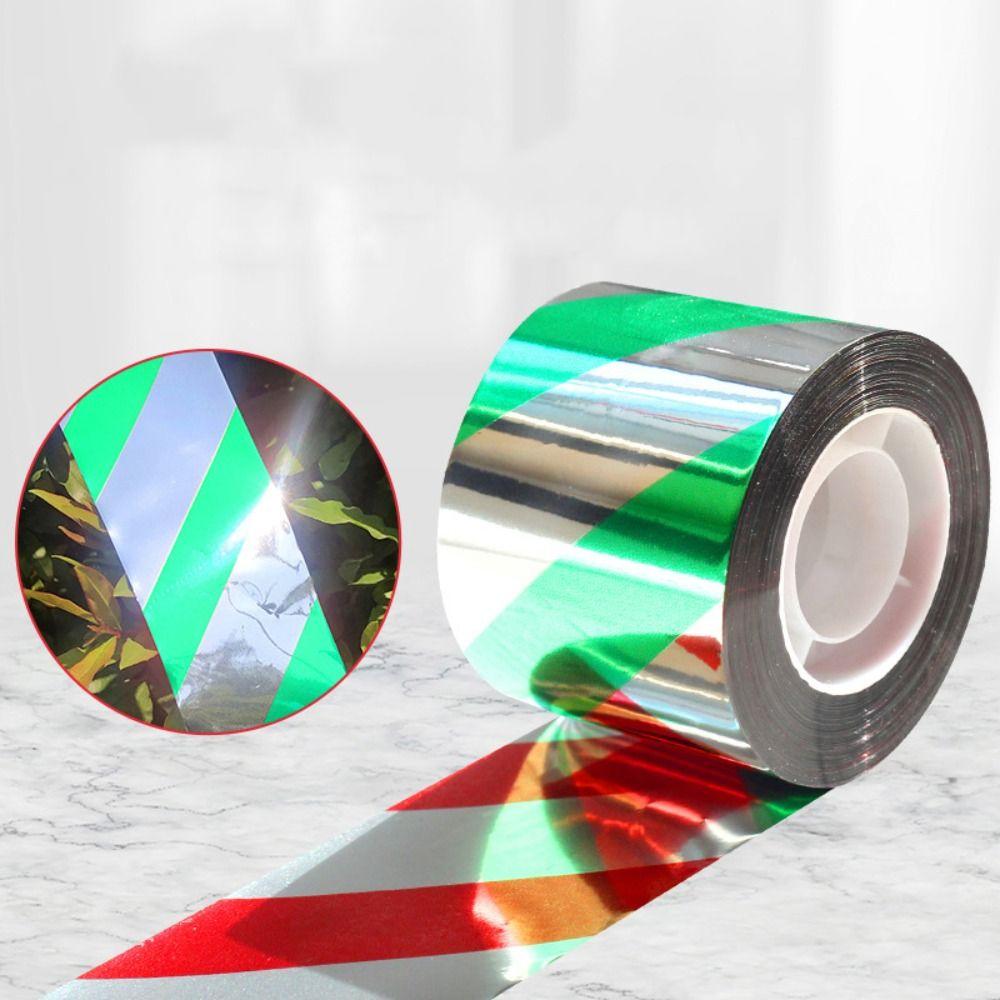 Flashing Bird Repellent Ribbon Double-sided Reflective Anti Bird Tape Bird Scare Tape  Pigeons