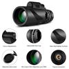 80X100 Monocular Telescope with Low Night Vision High Powered Monocular Scope for Birds Wildlife