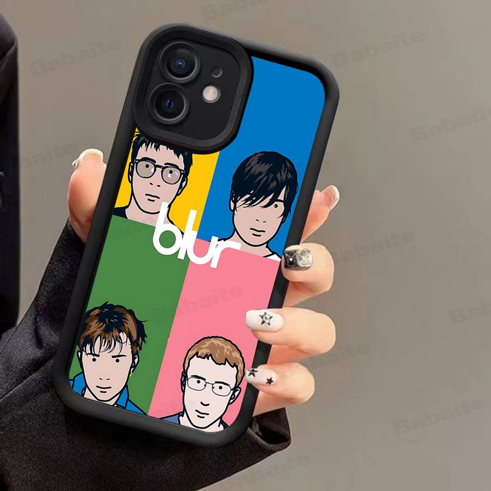 Чехол для телефона Rock Band B-Blur Для IPhone 17 16 15 14 13 12 11 Pro Max 16E Plus INS Мягкий чехол