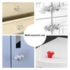 Love Heart Shaped Toilet Tank Button Bathroom Decor Flush Replacement Aid for Toilet Press Multifunctional Cabinet Drawer Handle