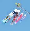 Hidemitsu Doll Workshop Miniature Koinobori Full Set with Mounting ZC6062A (Carp Streamer), Kakou, 1.5m, Hardware,