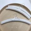Clothes Hanger White Vintage Colorful Flower Embroidery High-End Sponge Fabric  Linen Pure Cotton Light Luxury Home Life Storage