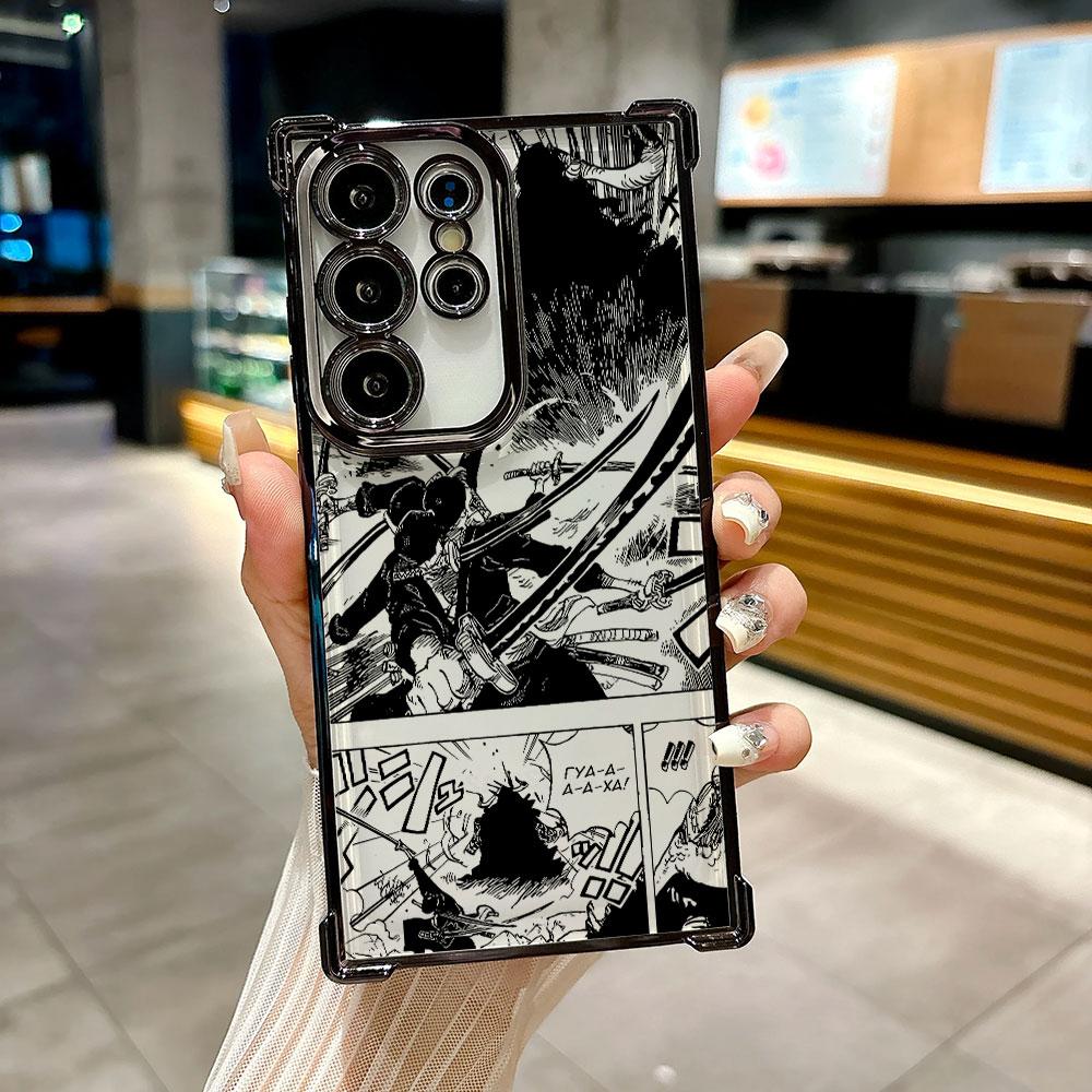 Чехол-бампер Roronoa Zoro One Pieces Manga для телефона Galaxy S26 Ultra Чехол для Samsung S26 S25 S24 S23 S21 Ultra S20 FE S25 Plus