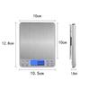 ALLVD Digital Scale, 3kg Capacity In 0.1g Increments, Kitchen Electronic Balance with Tare, Counting, and Auto-Off Functions, Precision Scale, Battery