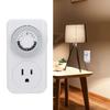 Умный таймер-переключатель розетки с автоматическим отключением питания через 15 мин?24-часовой цикл синхронизации гнездо для бытовой техники электронного устройства серого цвета