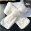 Winter Real Rex Rabbit Fur Scarf Korean Version Simple Long Scarf Warm Double-sided Thickened Fur Collar