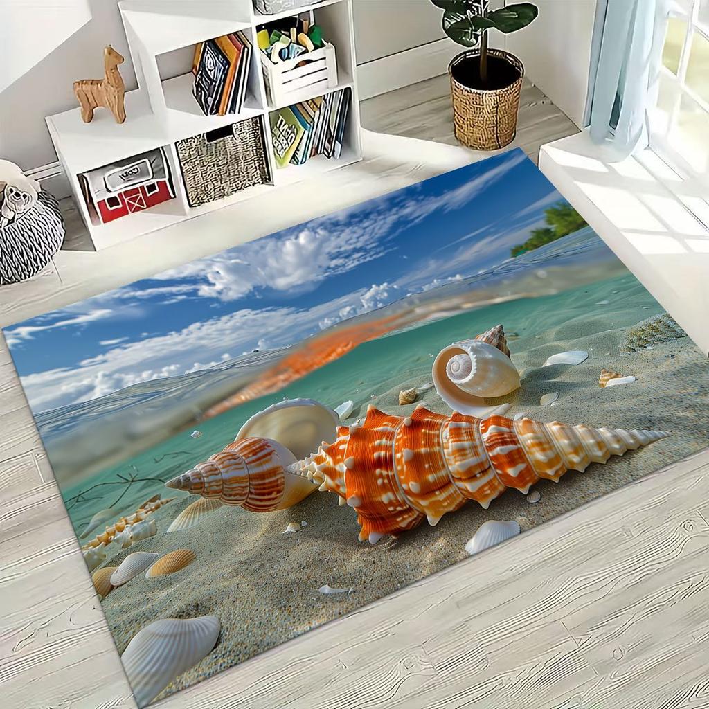 Ковер Dream Starfish Shell Tropical Beach Sea Star Art для спальни, гостиной, дивана, домашний коврик для двери, декор, большой нескользящий коврик для пола