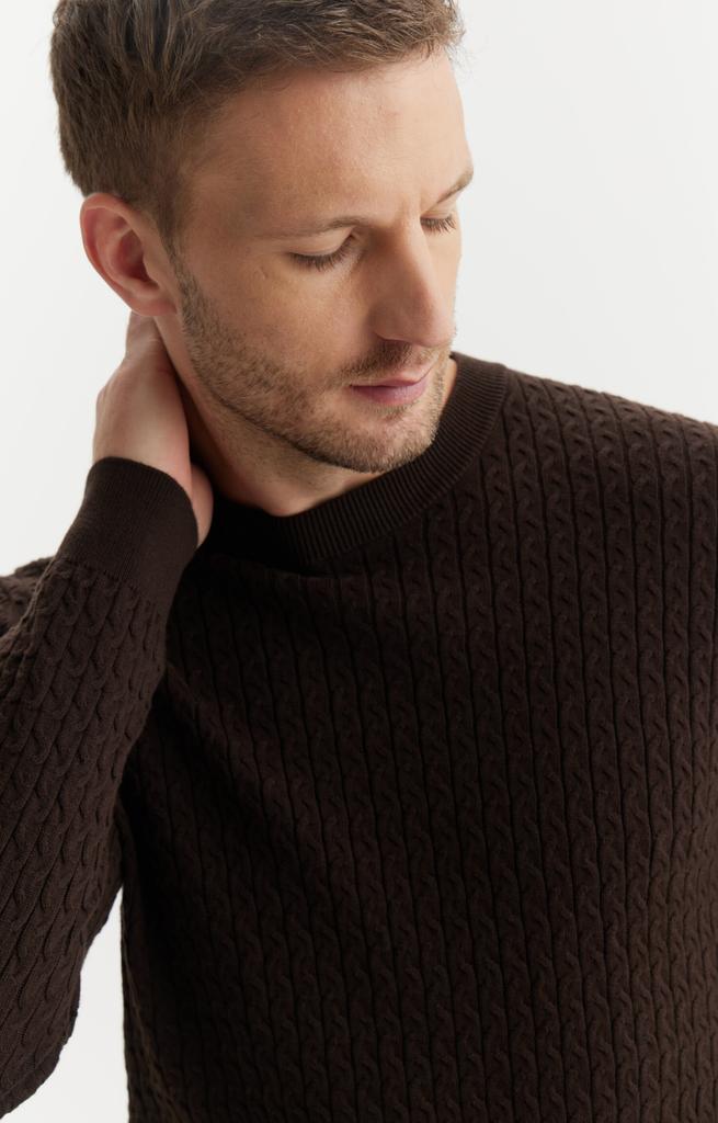 Cable-Knit Sweater Xxl