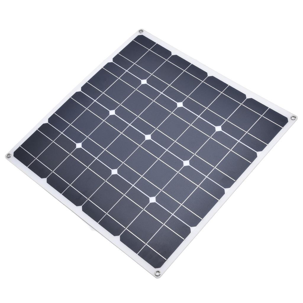 Solar Panel 60W 5V Dual Output Portable Waterproof Flexible Monocrystalline Solar Panel Charger