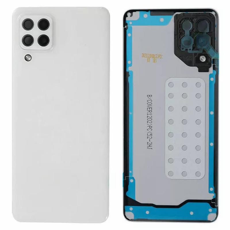 Для Samsung Galaxy A22 4G (Версия ЕС) Корпус аккумулятора A225 OEM с клейкой наклейкой + крышка объектива камеры