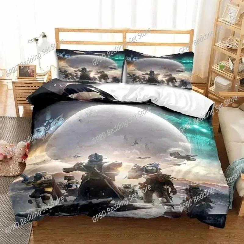Luxury New 3D Print Game Destiny 3D Duvet Cover Bedding Set Comforter Linen Pillowcases Home Decor Single Double Twin King Queen