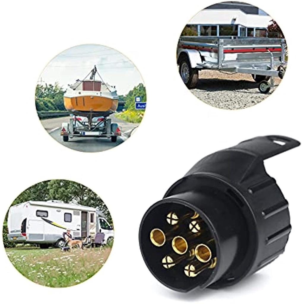 Слот адаптера 7/13 для прицепа, 7-13-контактный разъем 7, 13-контактный разъем для прицепа, автомобиля, трактора, каравана, велосипедной стойки