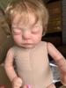 47CM 3D-Paint Skin Visible Veins Soft Silicone Cloth Body Reborn Boy Baby Doll Toy For Girl Like Real Sleeping Alive Boneca