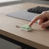 Square 4 Buttons Keyboard Key Chain Macaron Color Keyboard Keycap Key Chain  Student