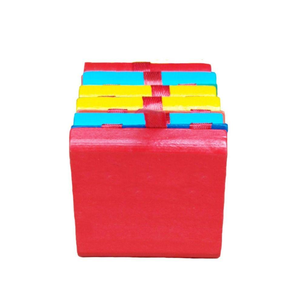 Цветная Лестница Снятие Стресса Непоседа Игрушка Вращающиеся Игрушки Flipo Flip Деревянная