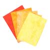 5Pcs Cotton Quilting Fabric Smudge Dyed 19.7in Long 17.7in Wide Soft Patchwork Fabric for