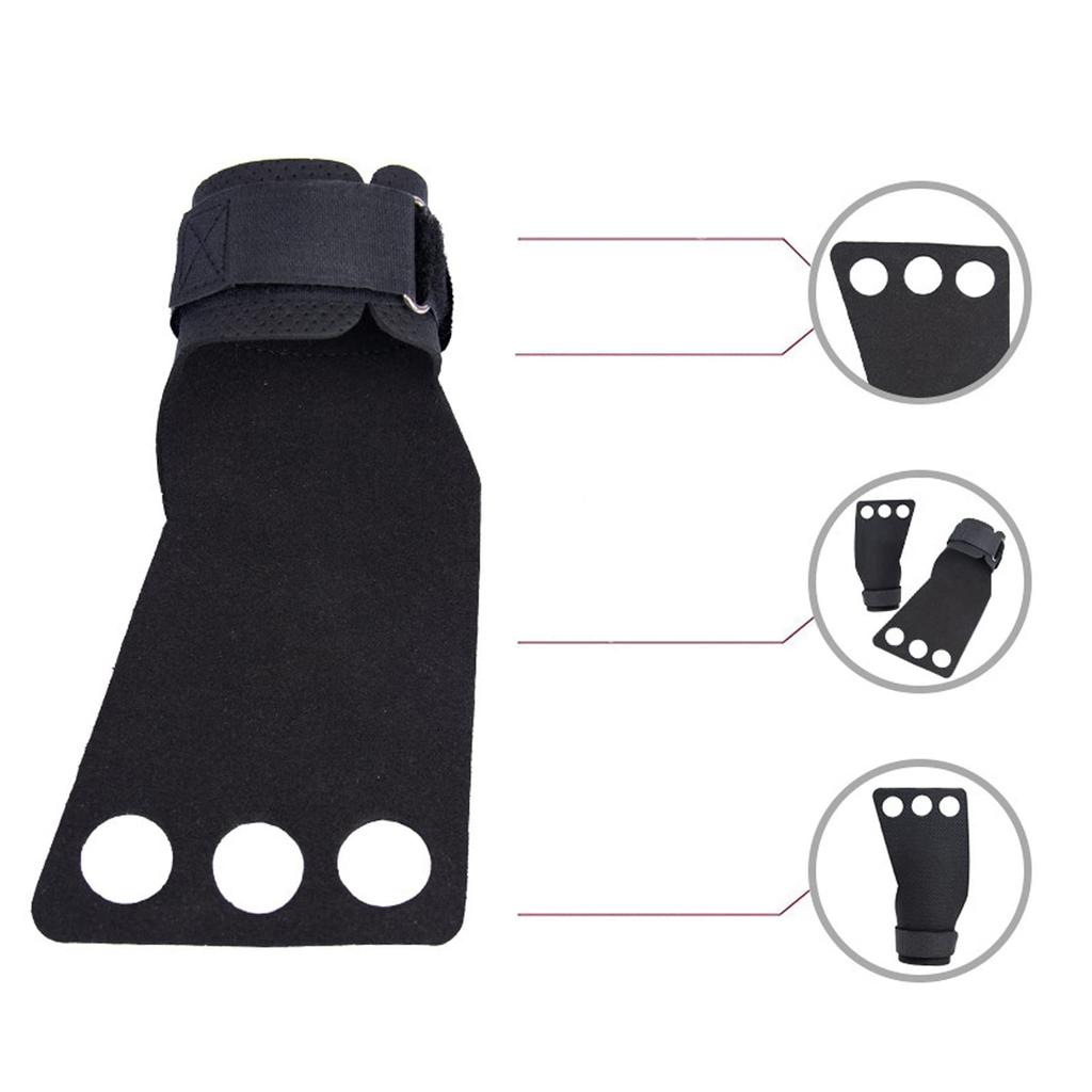 1 Pair Palm Protector, High Strength Palm Grip Guards, Black, Abrasion Resistant (M)