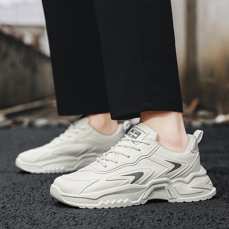 Мужские повседневные спортивные туфли на толстой подошве, летние новые, с мягкой подошвой, нескользящие, для бега на открытом воздухе, модные студенческие кроссовки, обувь для ходьбы