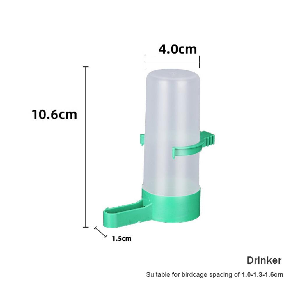 Plastic Bird Automatic Drinker Automati Parrots Feeder Waterer Bird Water Dispenser  Parrots