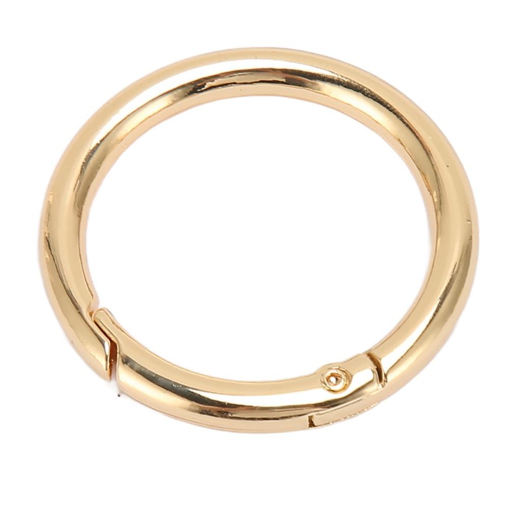 20pcs Gold Spring Buckles Silver Spring Clasps Jewelry Tools Snap Hooks Shoulder Bag