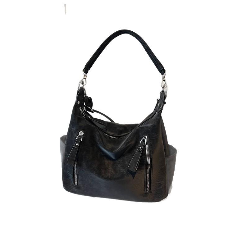 Винтажная повседневная женская сумка кроссбоди: Европейский и американский стиль, большая вместимость, высококлассная сумка-тоут для модного образа