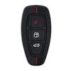 Новый набор ключей для автомобиля Ford ST Fiesta Focus Mondeo Ecosport Kuga Edge Escape Металлический силиконовый чехол-брелок для ключа автомобиля Аксессуары