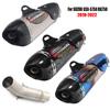 Motorcycle Front Mid-Link Exhaust Pipe for Suzuki GSX-S750 / GSR750 / BK750 Black
