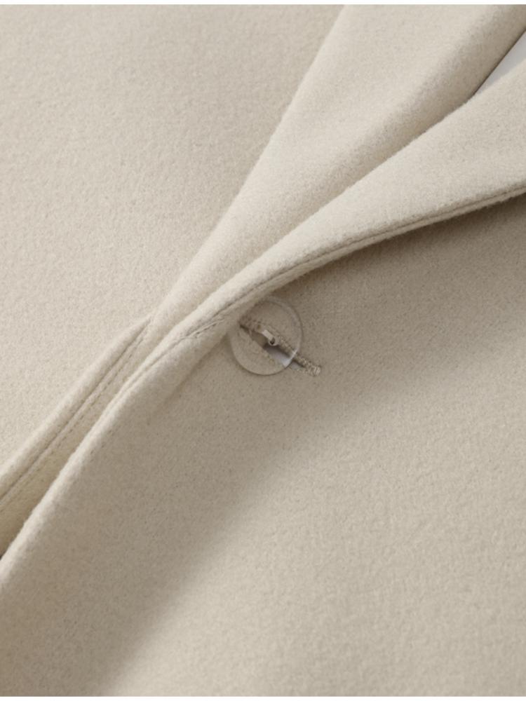 Шерстяное пальто с кисточками, женское, отложной воротник, длинный рукав, карман, женская осенняя куртка