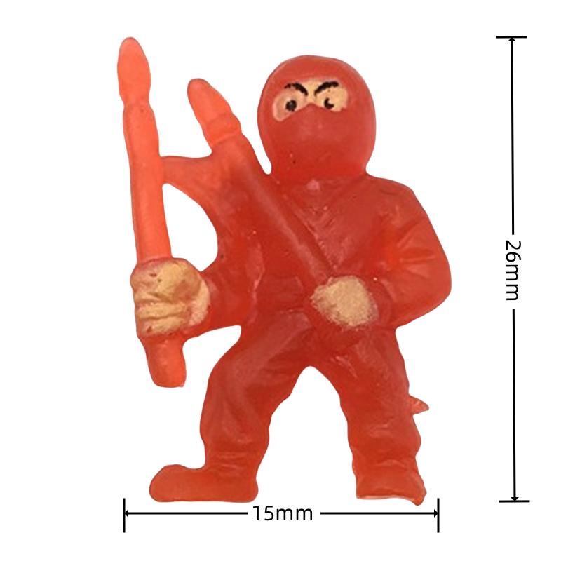 20 ШТ. Разноцветные Мультяшные Ниндзя Маленькие Игрушки Веселая Коробка-Сюрприз Подарок на Пасхальное Яйцо Аксессуары-Подвески для Рюкзака Подарок на День Рождения Креативный