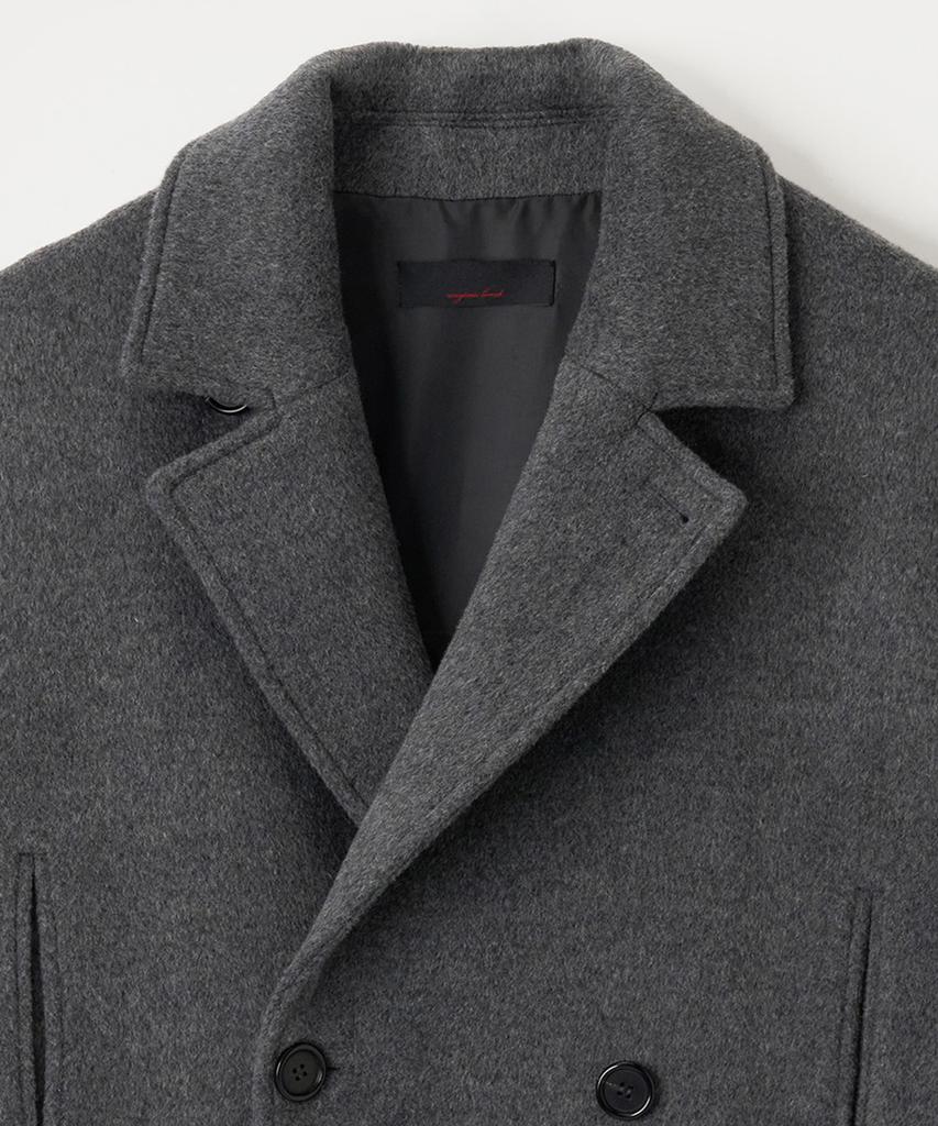 Anytime Loreak Anemone Pea Coat - Charcoal