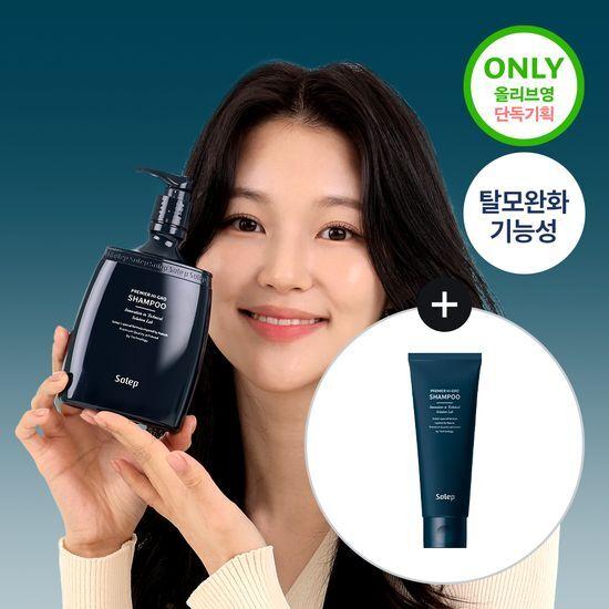 Sollab Scalp Cooling & Hair Loss Symptom Relief Shampoo 300ml + 100ml Additional Gift