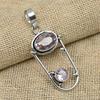 Pink Kunzite Gemstone 925 Sterling Silver Handmade Dainty Jewelry Charming Pendant For Her