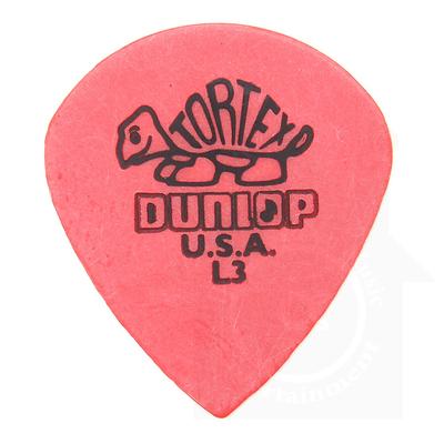 Медиаторы Jim Dunlop Tortex Jazz III (Упаковка 24 шт.) с медиаторами L3 Tortex Jazz III и Musent Custom Players Picks | 472RL3-RED-24P