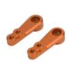 1 Pair RC 25T Metal Servo Arm Aluminium Alloy Servo Steering Arm for 1 8 1 10 Remote Control Car Orange
