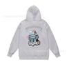 Unisex Oversized Cotton Hooded Sweatshirt With Camo Print Loose Fit Streetwear Teens Adults