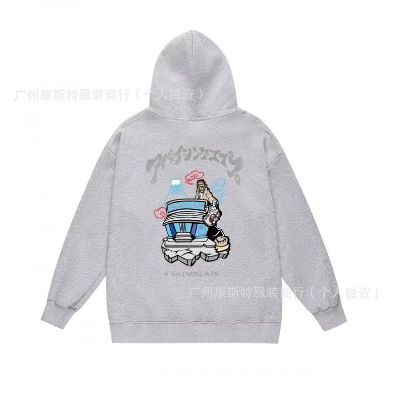 Unisex Oversized Cotton Hooded Sweatshirt With Camo Print Loose Fit Streetwear Teens Adults