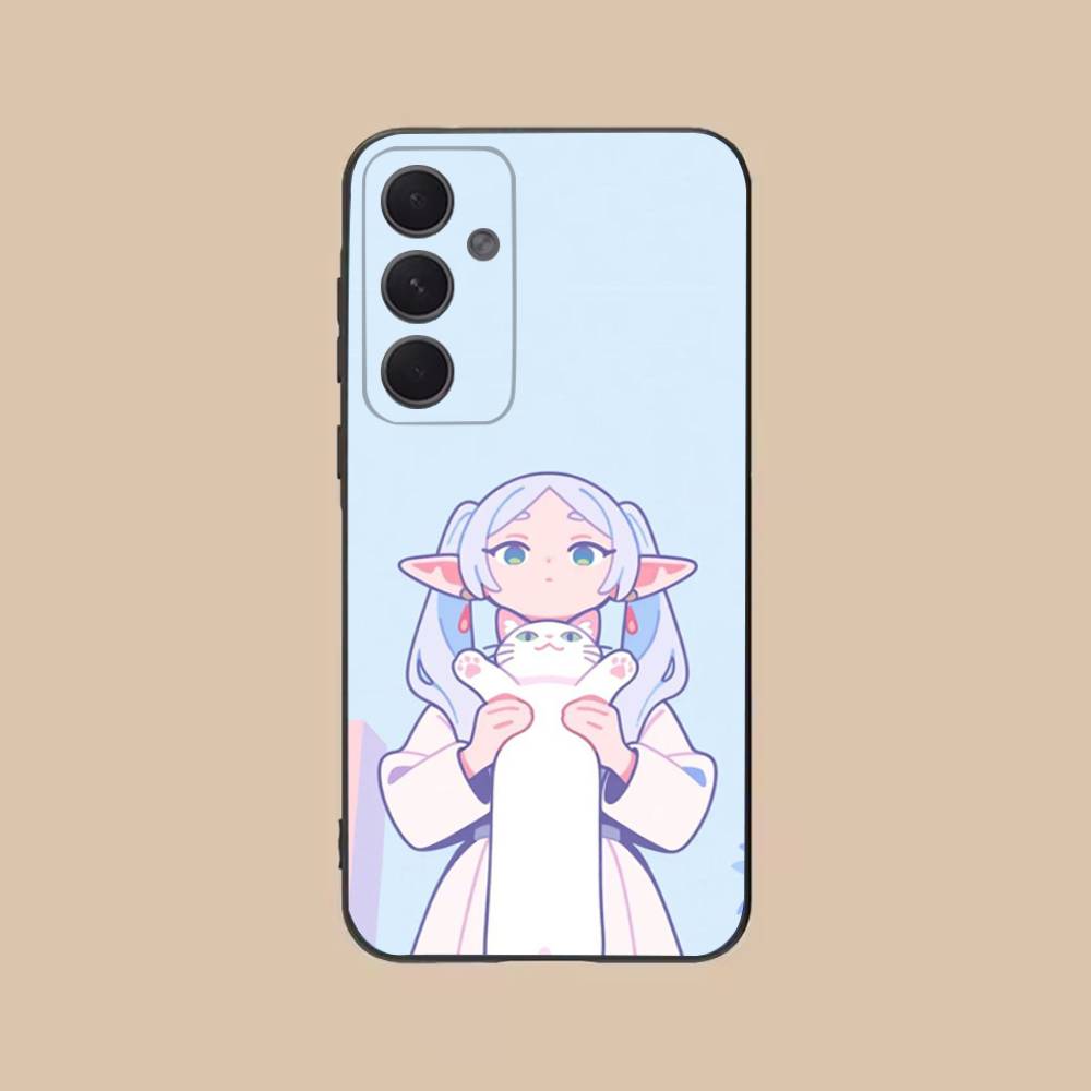 S-Sousou No F-Frieren Phone Case For Samsung S25,24,21,22,23,20,S30,Ultra,Plus,Fe,Lite,Note,5G Black Cover