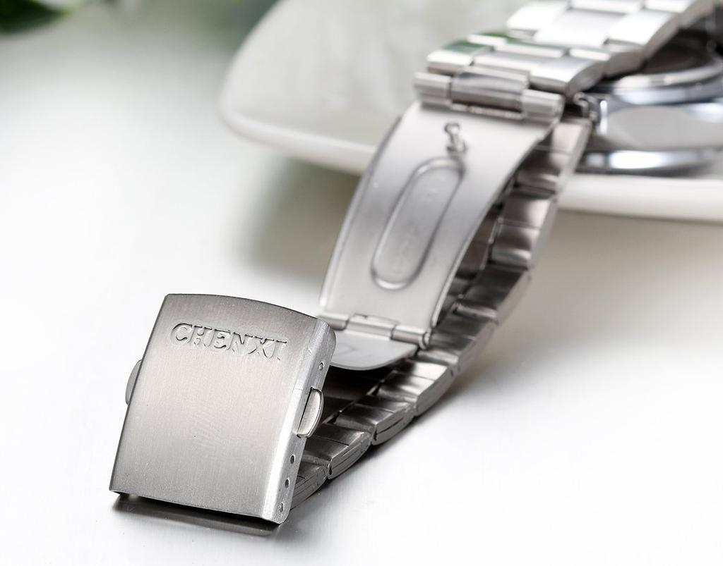 JewelryWe Casual Business Watch with Stainless Steel Analog Quartz Alloy Perfect for Day Gifts Men's Band, Movement, Movement, Valentine's